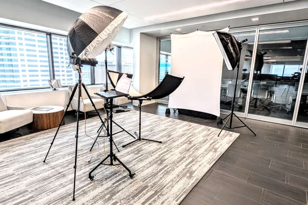 Mobile Corporate Headshot Booth in Tampa - Headshots by James Connell