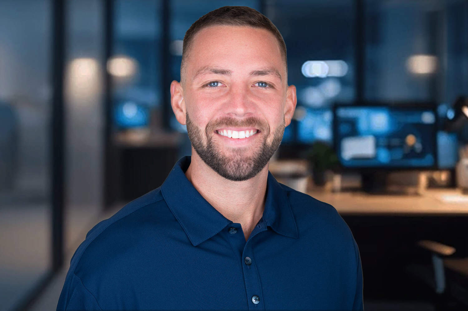 Personal Branding Headshot with a Composite Background in Tampa