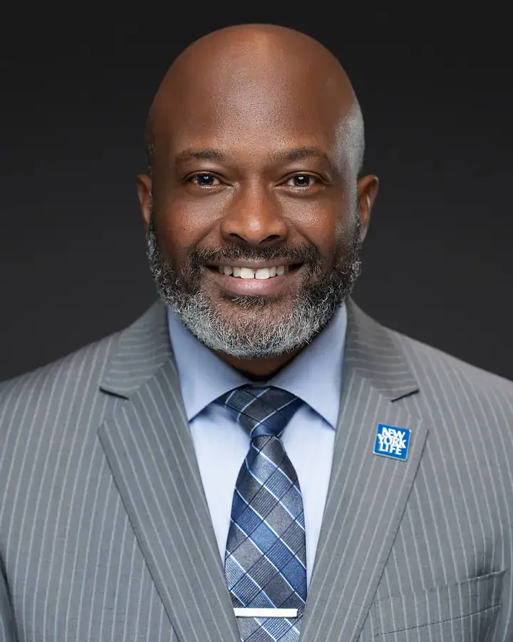 Executive man in a gray suit, Tampa executive headshot